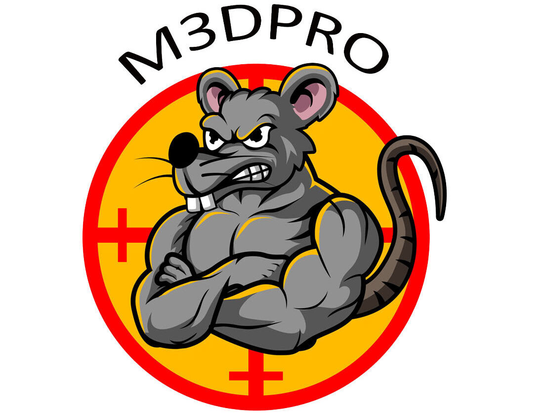 Logo M3DPRO Dératisation Désinsectisation à villeron